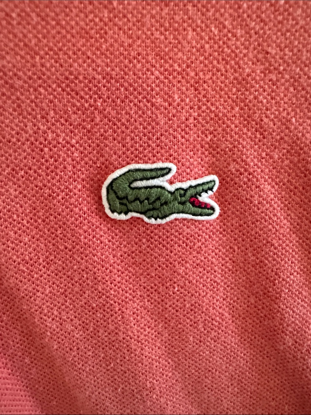 Lacoste Size 6 Orange Polo